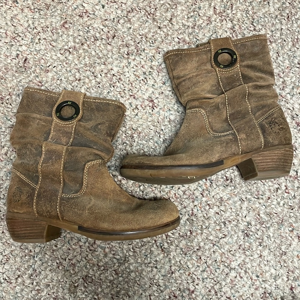 Fly London Brown Ankle Boots